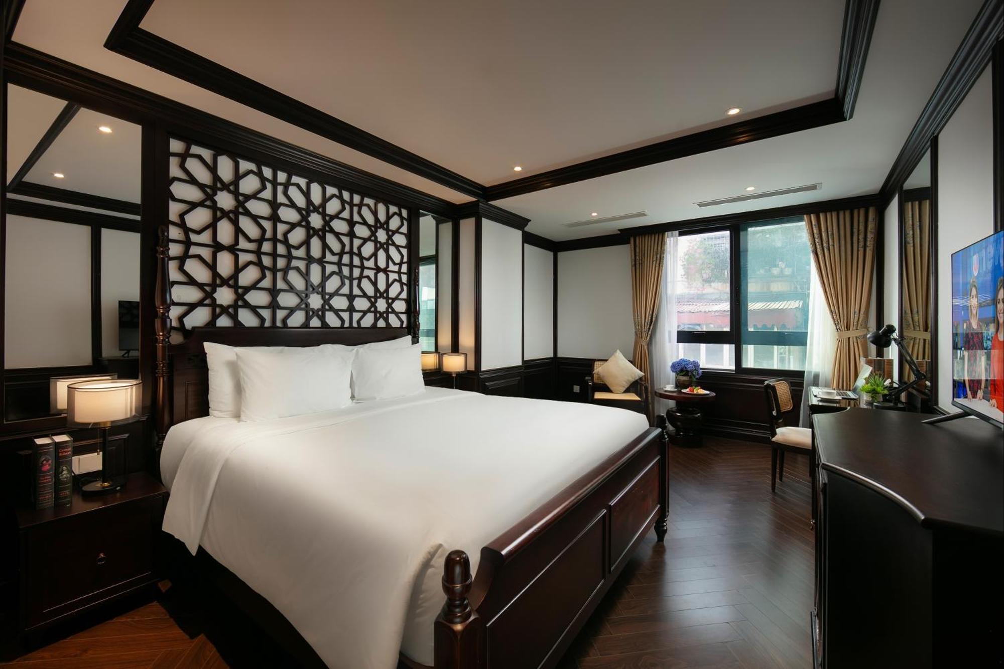 May De Ville Crown Hotel 하노이 외부 사진 Deluxe Room